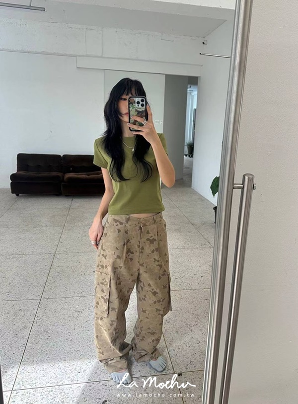 雙口袋迷彩工作褲